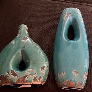Turquoise Ceramic Vases